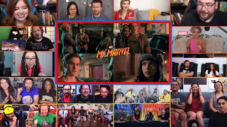 YouTubers React To Kamala Khan Being A Mutant Scene - Ms Marvel Ep6 (Finale) Ending Reaction Mashup