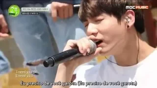 BTS - I NEED U @Picnic Live MBC [Legendado PT-BR]