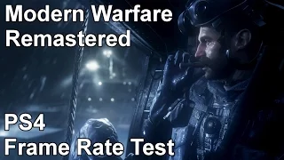 Call of Duty Modern Warfare Remastered PS4 Frame Rate Test