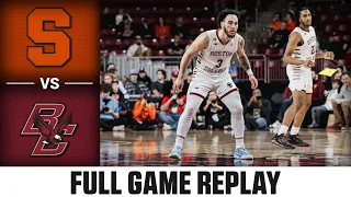Syracuse vs. Boston College Full Game Replay | 2023-24 ACC Men’s Basketball