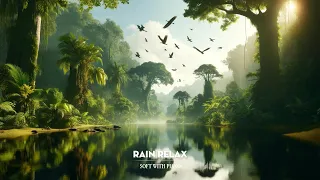 Gentle Piano Music - Rain and Birdsong in the Deep Forest | Relaxing Instrumental for the Soul