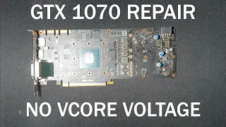 Nvidia GTX 1070 Board Repair (No EN for Vcore)