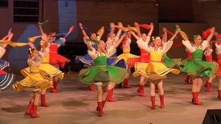 Русский танец «Девичий перепляс», Ансамбль Локтева. Russian dance "Girl dance" Loktev's ensemble. 4K