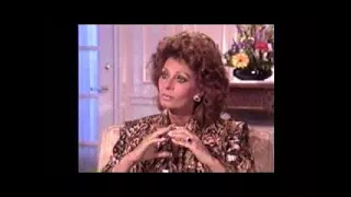 Sophia Loren 1991 Barbara Walters Interviews Of A Lifetime