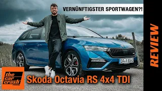 Skoda Octavia RS 4x4 TDI Combi (2021): Der vernünftigste Sportwagen der Welt?! Fahrbericht | Review