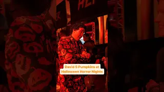 David S. Pumpkins at Halloween Horror Nights 🎃💀 #snl #universal #halloween #universalorlando