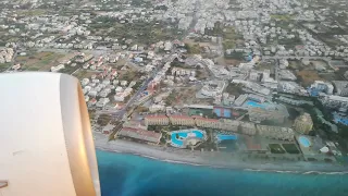 Landing at Rodos Airport