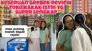 KESERUAN GREBEK TOKO SEMBAKO KAKAK ISTRIKU YG SUPER LENGKAP MAU PULANG MALAH DAPAT REJEKI!!