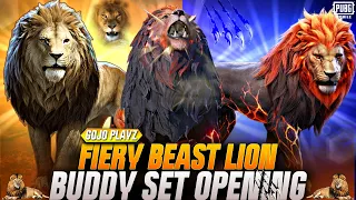 Lion Hola Buddy Opening🦁| Fiery Beast Buddy Set Crate Opening | New Lion Companion Opening | PUBGM