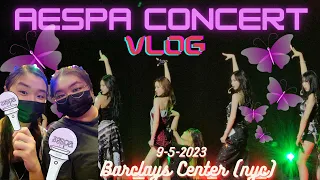 ENJOY AESPA🦋 Concert with us!| AESPA 2023 SYNK: Hyper Line Tour in NYC| Concert Vlog