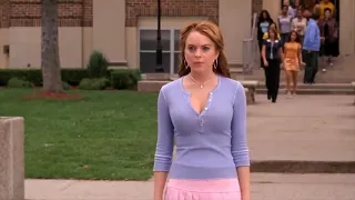 Regina George getting hit by a bus