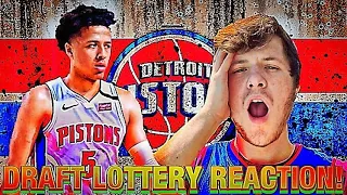 Pistons Fan 2021 NBA Draft Lottery Reaction