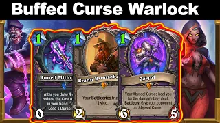 Blizzard Buffed Curse Warlock! How Strong Is It After Nerfs? Voyage to the Sunken City | Hearthstone