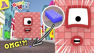 Numberblock 100 walks into Numbertown & things go Crazy!! [includes Bonus!]