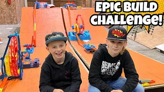 24 Hour Scooter Ramp Build Challenge!! *Cliff Hanger!**
