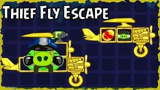 Bad Piggies 2018 Thief Pigge Fly Escape Silly Invention #118