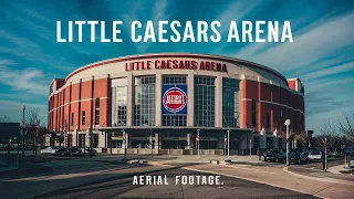 Little Caesars Arena Aerial Footage