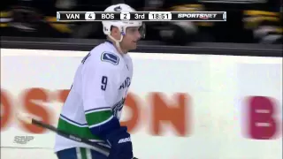 Canucks at Bruins - Cody Hodgson 4-2 Goal - 01.07.12 - HD