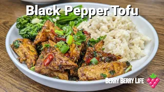 Air fried Black Pepper TOFU Recipe | How To Make #tofu #recipe #airfryer