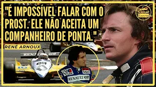 Arnoux rebate Prost sobre a confusão na Renault.