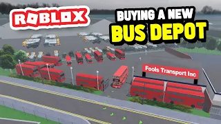 Buying a New BUS DEPOT For My Company in Roblox Croydon: The London Transport Game