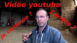 Mise au point, État des lieux, ET/OU ARRÊT DES VIDEOS.