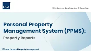 How to Download a Report of your Agency's Property on PPMS