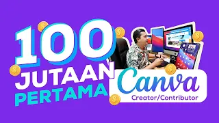 PASSIVE INCOME‼️ First 100 Million from Canva Creator/Contributor‼️🧑‍💻💵