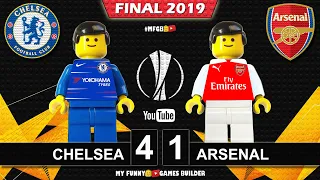 Europa League Final 2019 🏆 Chelsea vs Arsenal 4-1 • All Goals Highlights LEGO Football Film