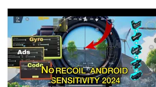2024 Best No Recoil Android Sensitivity 3.0 update BGMI and PUBG MOBILE