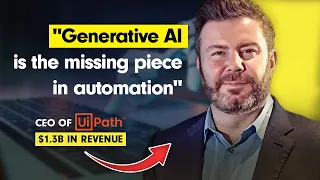 From Tiny Romanian Startup to Global AI Automation Leader | Daniel Dines, CEO of UIPath