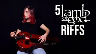 5 Lamb of God riffs on hurdy gurdy