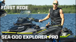 SEA-DOO EXPLORER PRO - FIRST RIDE