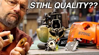 Is Stihl Quality Slipping?  4-mix Engine Repair, Stihl KM 90R.