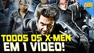 X-MEN - Entenda a HISTÓRIA CONFUSA de TODOS os FILMES em 1 VÍDEO! (Ordem cronológica)