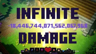 INFINITE DAMAGE in Minecraft Dungeons (without mods)