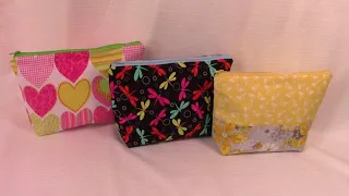 Beginners Cosmetic Bag | The Sewing Room Channel