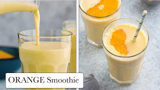 Make Orange Smoothie without Banana | Fresh Orange Smoothie