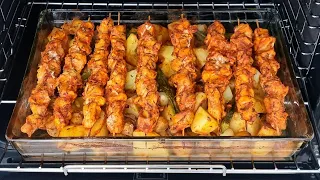 Perfect Chicken Skewer Recipe | Chicken Shish Kebab in the Oven