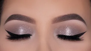 Soft and Easy Sparkly Eye Makeup Tutorial | Cool Toned Eye Makeup