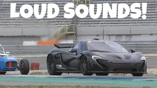 Black Mclaren P1 in ACTION on the Track!