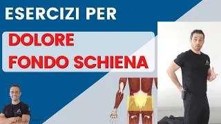 Dolore BASSA SCHIENA e BACINO: gli esercizi più efficaci