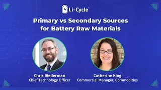 Primary vs Secondary Sources for Battery Raw Materials