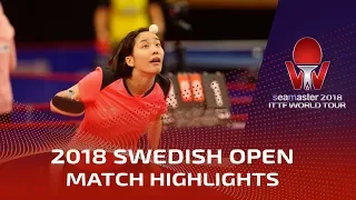 Mima Ito vs Zhang Qiang I 2018 ITTF Swedish Open Highlights (R32)