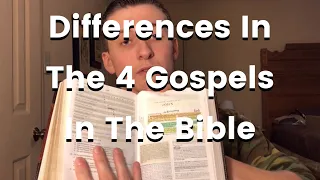 Differences Between The Four Gospels In The Bible (Matthew, Mark, Luke, John)