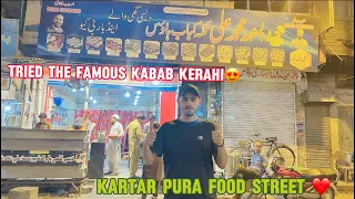 Tried Desi food from Kartar pura food street ❤️,Gym se wapis atay waqt Bike Panture ho gye 😭
