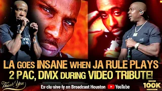 JA RULE Disses 50 CENT in LOS ANGELES w/ CLAP BACK, Tribute NIPSEY HUSSLE, 2 PAC, DMX, NATE DOGG!