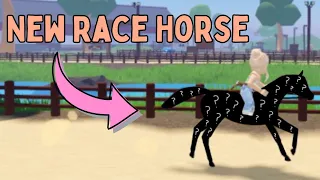 Making a New *RACE HORSE!* Picking a Horse, Making Tack, Training, & More! | Wild Horse Islands