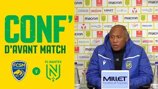 Antoine Kombouaré avant FC Sochaux - FC Nantes