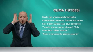 İşaret Diliyle Cuma Hutbesi - 12 Mayıs 2017